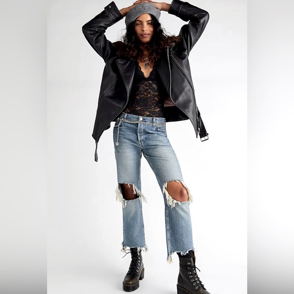 Free People Denim - NEW FREE PEOPLE- Maggie distressed jeans